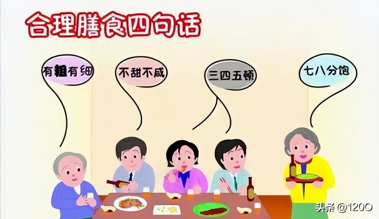 合理膳食与生活方式_合理膳食要点_合理膳食的12345